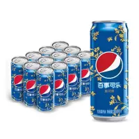 百事可乐桂花味330ml*12听细长罐碳酸饮料汽水整箱批发