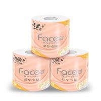洁柔 卷纸 粉Face系列 四层105克*18卷 有芯卷纸 卫生纸 整箱销售