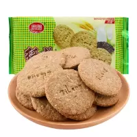 思朗纤麸黑芝麻消化饼干570G*3袋粗粮饼干办公休闲零食膳食纤维饼干代餐粗粮饼干