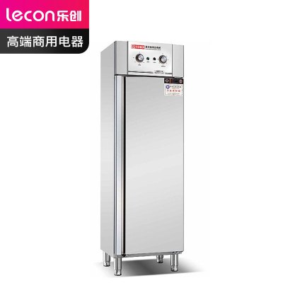 乐创 lecon商用高温消毒柜 立式单门快餐盘架450L大容量厨具餐具消毒柜 LC-J-XD510D