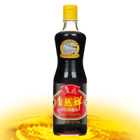 鲁花自然鲜红烧酱油 特级老抽 调味品500ml*12瓶