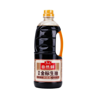 鲁花自然鲜特级金标生抽1L*12瓶