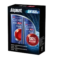 清扬男士去屑洗发露多效水润养护型(400ml+160ml)