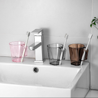 汉芮 水杯PP材质350ml家用简约刷牙杯子