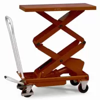 虎力(Hu-LIFT)订做 BS15D双剪叉脚踏式平台车载150Kg台面830*500mm