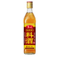 鲁花自然香料酒 酿造料酒 陈年黄酒 厨房调料 调味品500mlX12瓶