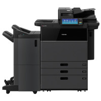 东芝DP-6618A多功能复合机 A3黑白激光双面打印复印扫描主机+同步输稿器+落地三纸盒+脊缝式装订器