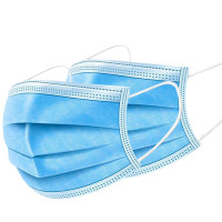 洁宜 医用外科口罩医用口罩 一次性医用口罩熔喷布透气耳挂式三层过滤口罩 5包50个