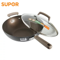 苏泊尔(SUPOR)臻晶不粘无油烟炒锅 32cm PC32Y3