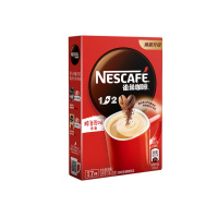 雀巢咖啡1+2原味双豆拼配条装即溶咖啡105g(7x15g)*3盒 微研磨 冲调饮品