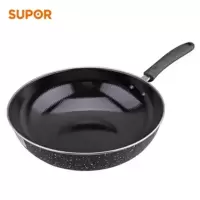 苏泊尔(SUPOR)家用精铁不锈铁锅炒锅不锈易清洗磁炉通用不挑灶 32cm FC32W2