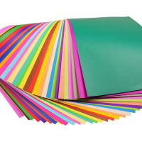 ZEBRA 彩色卡纸 38*52cm 200G 50张/包 单包装 颜色随机