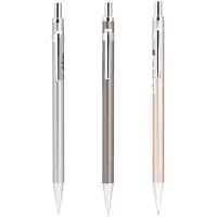 得力(deli)S332 学生用金属自动铅笔儿童用不易断芯笔尖带伸缩功能 0.7mm可换芯活动笔颜色随机10支/装