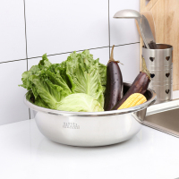 迪乐贝尔32cm 不锈钢盆304食品盆家用厨房 洗菜盆