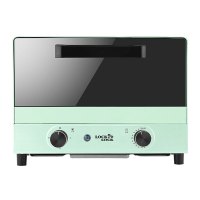 乐扣乐扣(LOCK&LOCK) 电烤箱 EJO427GRN 多功能迷你电烤箱智能小型烘焙烤箱 10L