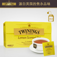 Twinings川宁沁香柠檬红茶25片*2盒共100g盒装 英式进口袋泡茶叶水果茶包