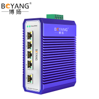 博扬(BOYANG)BY-GG05 工业级以太网交换机 千兆网络5电口非管理型DIN导轨式 含电源适配器