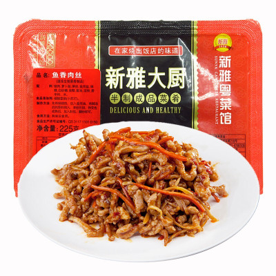 新雅 半成品方便菜鱼香肉丝225g 年夜饭 半成品家宴方便菜 生鲜私房菜