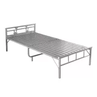 折叠铁床单人床简易钢丝床 加粗加厚铁床 1米宽