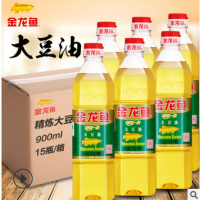 金龙鱼大豆油900ml 豆油食用油植物油 一整箱装