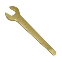 渤海 渤防(bofang)1038 防爆单头呆扳手单头直柄开口扳手铝铜铍铜 34mm铝铜