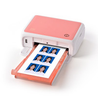 汉印CP4000L 无线蓝牙手机彩色照片打印机 家用便携式迷你相片冲印热升华打印机 珊瑚橙 裸机