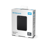 西部数据(WD) 2TB 移动硬盘 USB3.0 机械硬盘 便携