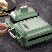 摩飞电器MR9086早餐机多功能轻食机家用面包煎烤机电饼铛三明治机华夫饼机