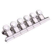 得力( d eli)圆形铁票夹9525 29mm袋装(6只/包) 10包装