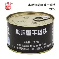 北戴河 美味香干方便速食半成品 即食方便食品美味香干罐头397g*12罐整箱