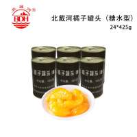 北戴河 橘子罐头425g糖水型 新鲜水果罐头即食 休闲食品 橘子罐头24罐装整箱