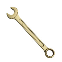 渤海 渤防(bofang)1049-41 防爆两用扳手一头开口一头梅花扳手铝铜铍铜 41mm铍铜