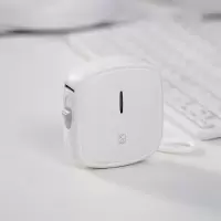 汉印小Q便携家用标签打印机 迷你口袋手持蓝牙便携式不干胶贴纸小型多功能防水胶带热敏收纳贴纸标签机Q2优雅白单机