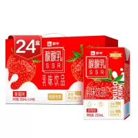 蒙牛 酸酸乳 乳味饮品 草莓味 250ml×24盒/提