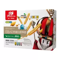 方广有机AD钙蛋白营养面200g/盒 婴幼儿辅食 宝宝营养面条 不加食盐 线面直面