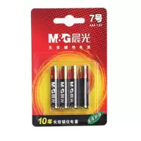 晨光 M&G 碱性电池 ARC92554 5号 2节/卡