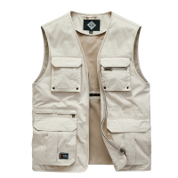 [吉普JEEP]户外马甲 白色XL