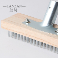 兰赞(LANZAN) 长柄路面用清洁硬毛刷200mm