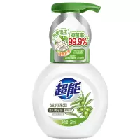 超能洗手液258ml超能泡沫抑菌洗手液(滋润保湿) 一箱(16瓶)
