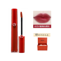 [国内专柜正品,礼盒装]ARMANI阿玛尼红管唇釉#415橘调山楂红6.5ml+香水1.2ml