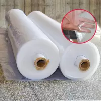 致荟树加厚防水大棚透明塑料薄膜黑白膜防尘塑料纸膜地膜无滴膜纸农膜装修膜养殖PO膜 4米宽12s巨厚/每米