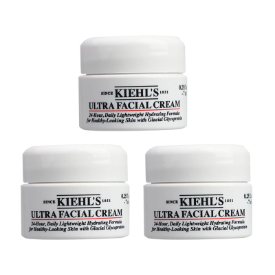 [国内专柜版 正品保证]Kiehl’s科颜氏高保湿系列 高保湿面霜7ml*3 小样