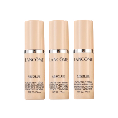 [国内专柜版 正品保证]LANCOME兰蔻菁纯臻颜精华粉底液中小样SPF20PA+++(自然偏白#110)5ml*3