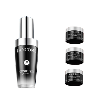 [国内专柜正品]LANCOME兰蔻小黑瓶面部精华30ml+发光眼霜5ml*3