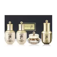 [国内专柜正品]Whoo后护肤套装天率丹旅行装套盒水25ml+乳25ml+霜10ml+精华8ml