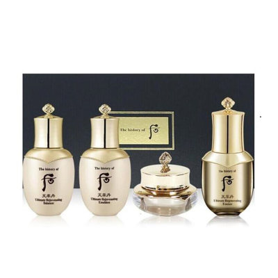 [国内专柜正品]Whoo后护肤套装天率丹旅行装套盒水25ml+乳25ml+霜10ml+精华8ml