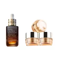 [国内专柜版 正品保证]雅诗兰黛小棕瓶特润修护肌透精华露50ml+多效智妍蕴养眼霜 中小样5ml*3