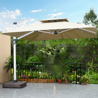 开妍(KAIYAN) 遮阳伞 2.5*2.5m 卡其色 单位:把