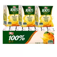 汇源 果汁橙汁 纯果汁饮料 200ml/盒 24盒整箱