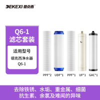 DEKEXI/德克西 Q6-1净水器专用滤芯一年使用量套装共6支